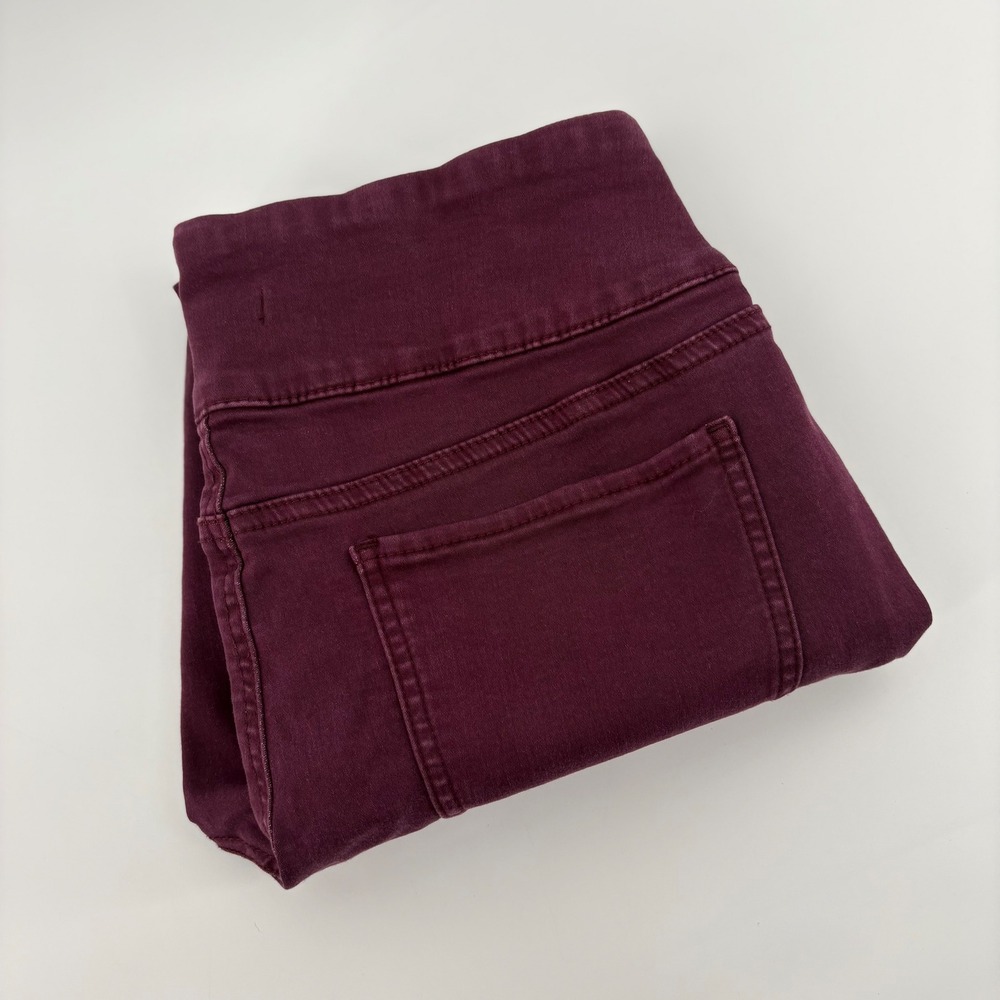 So‎ Ultimate Pull On Jegging Women's Size L Burgundy Stretch Pants